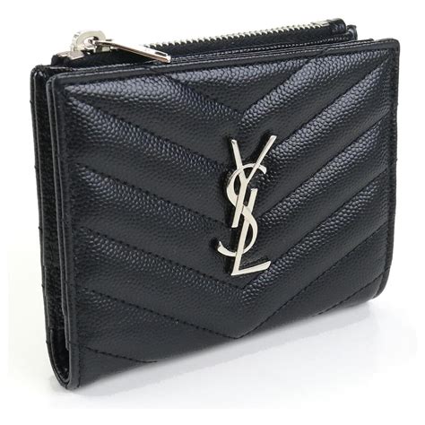 ysl bi fold|Saint Laurent Men's YSL Bifold Wallet in Leather .